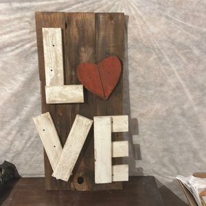 Rustic Love Sign